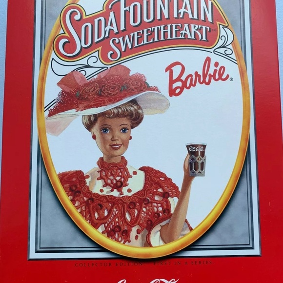 COCA COLA
   Soda Fountain Sweetheart Barbie 1st - Picture 2 of 3